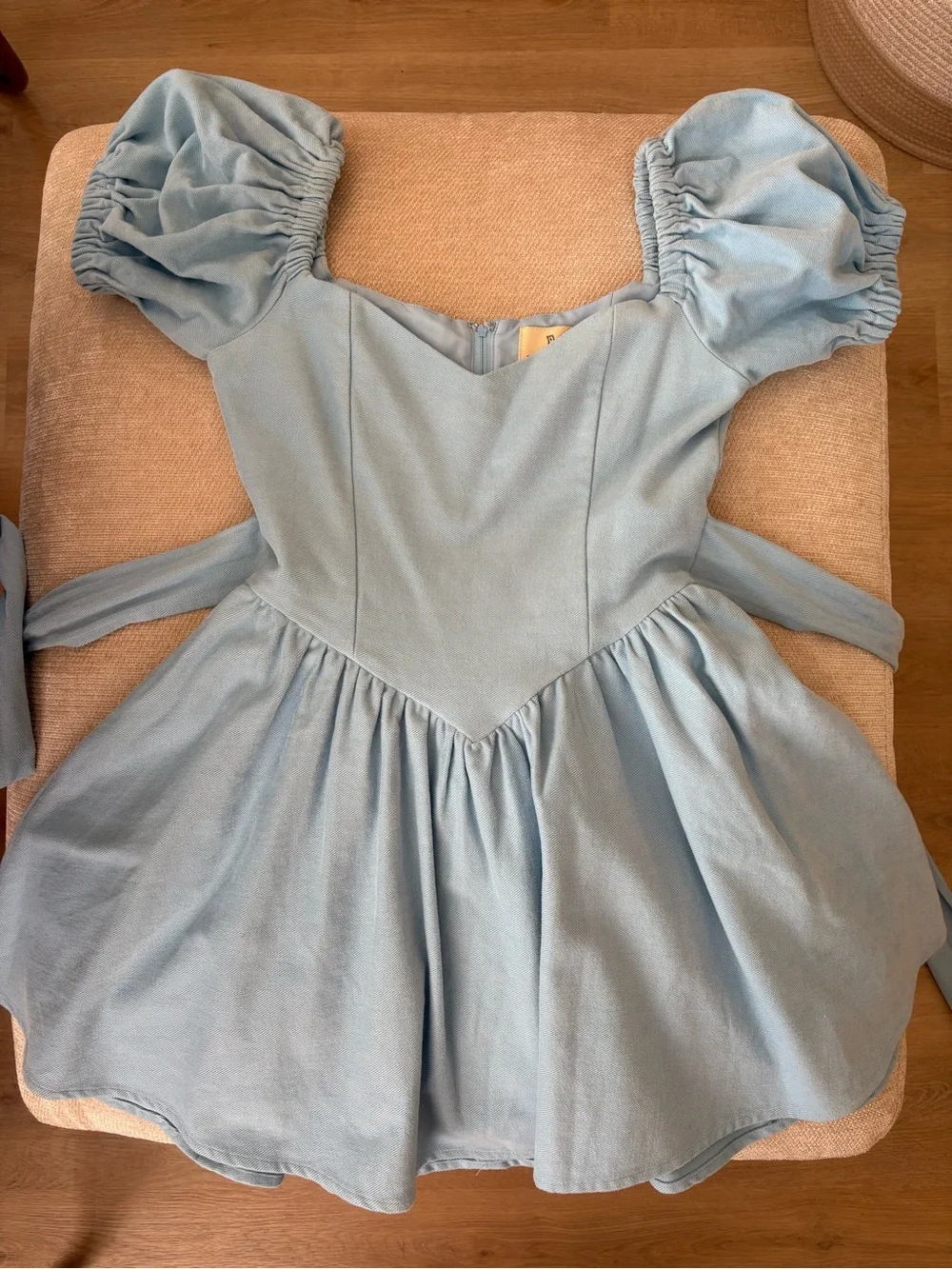 Fashion Brand Company BLUE Virgin Mini Dress - SIZE SMALL - Picture 2 of 6